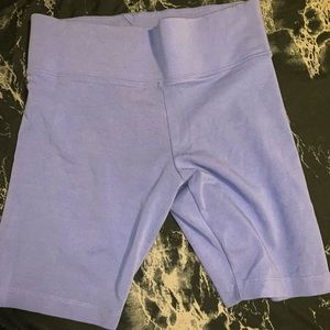 Purple Nike shorts